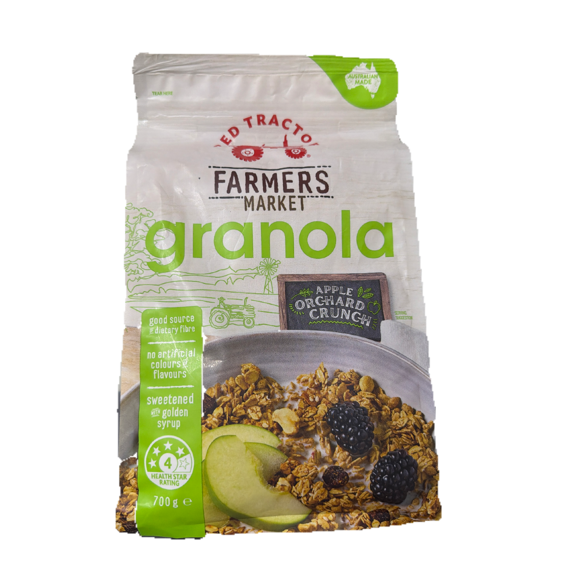 FARMERS MARKET granola APPLE ORCHARD CRUNCH 700克